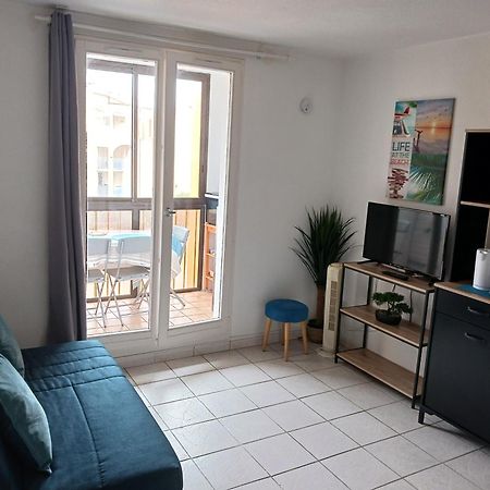 Appartement vue mer, accès direct plage, parking privatif Le Barcarès Esterno foto
