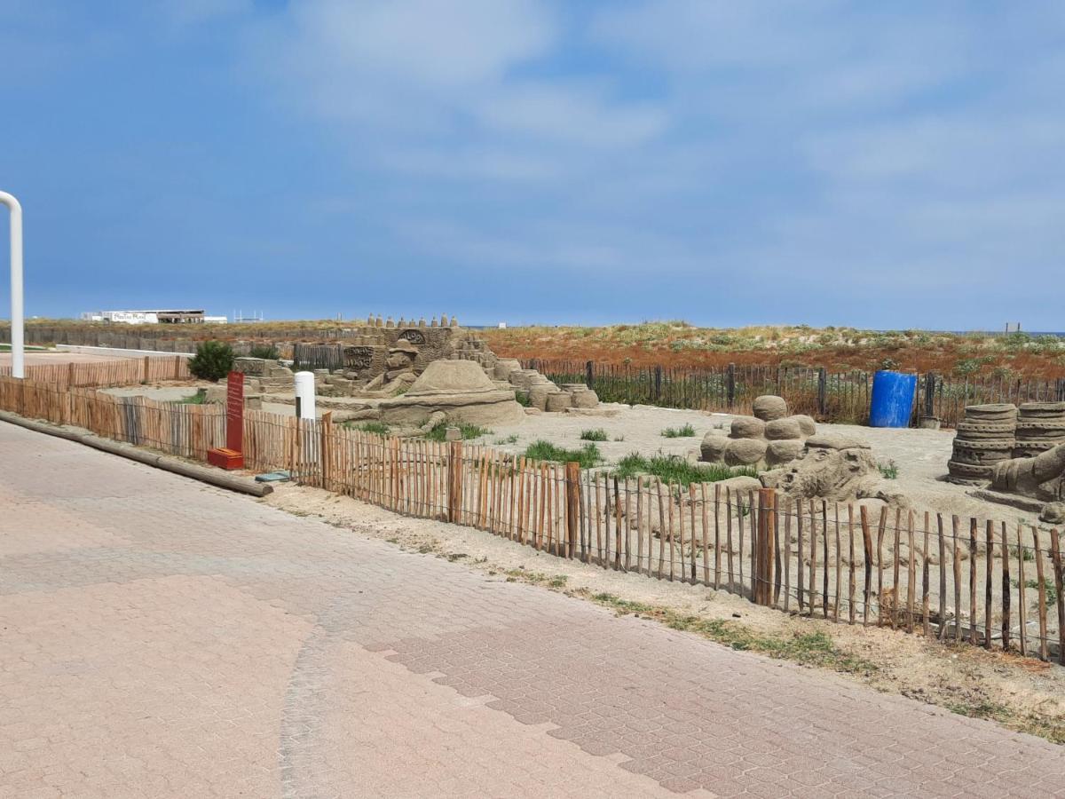 Appartement vue mer, accès direct plage, parking privatif Le Barcarès Esterno foto