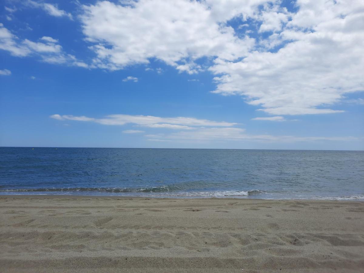 Appartement vue mer, accès direct plage, parking privatif Le Barcarès Esterno foto