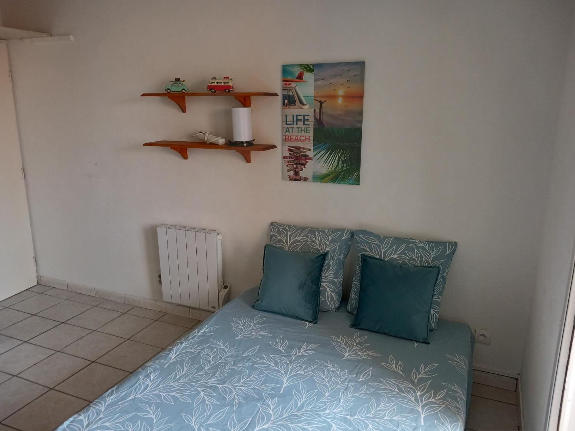 Appartement vue mer, accès direct plage, parking privatif Le Barcarès Esterno foto